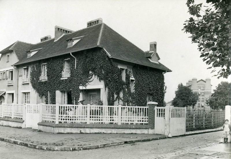 Vue de la cité-jardins - Pavillons individuels (Titre fictif)