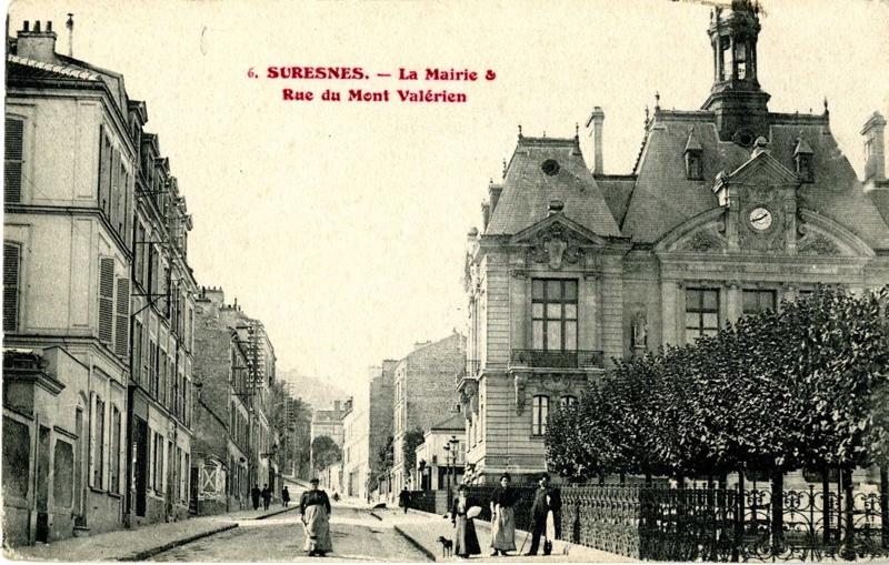 Suresnes - La Mairie & Rue du Mont Valérien (L'Hôtel de Ville)_0