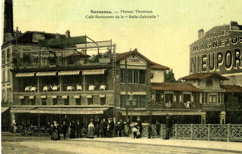 Suresnes - Maison Thominet : Café-Restaurant de la 'Belle Gabrielle'_0