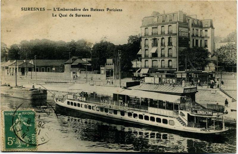 Suresnes - L'Embarcadère des Bateaux Parisiens - Le quai de Suresnes_0