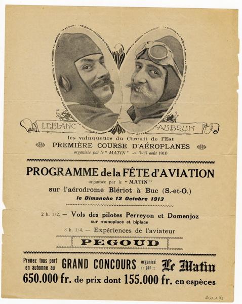 Programme de la Fête de l'Aviation du 12 octobre 1913_1