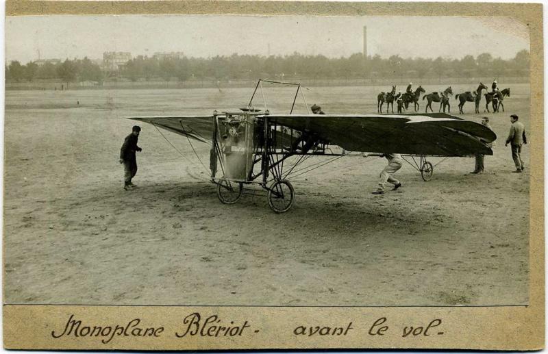 Monoplan Blériot avant le vol_0