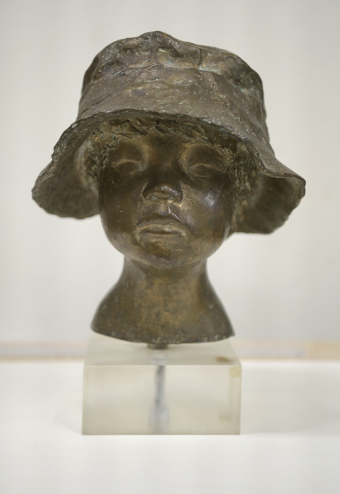 L'enfant au chapeau, Louis Laubignat, 4e quart 20e siècle