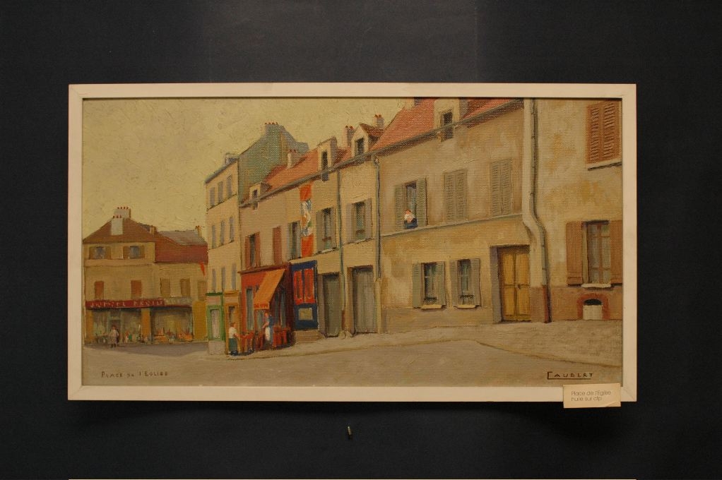 La place de l’église, Marcel Caubert, 1965 avant