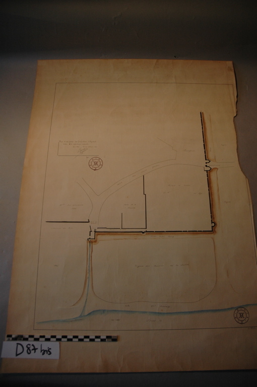 Plan des fortifications de l’est d’Argenteuil au XVIIe siècle_0