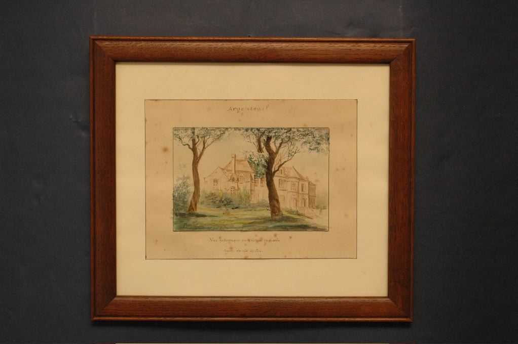 Vue pittoresque du château du Marais, façade du côté du parc, Louis Boucher, 1890