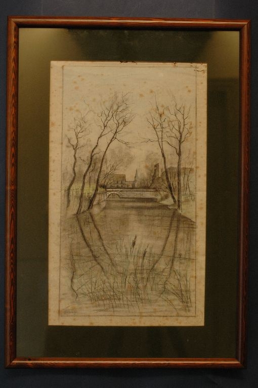Douve et porte principale du château du Marais vues de l’Ouest_0