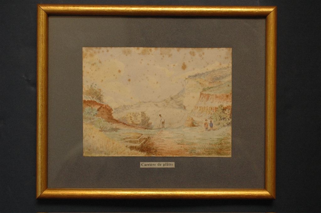 Carrière de plâtre, Louis Boucher, 19e siècle