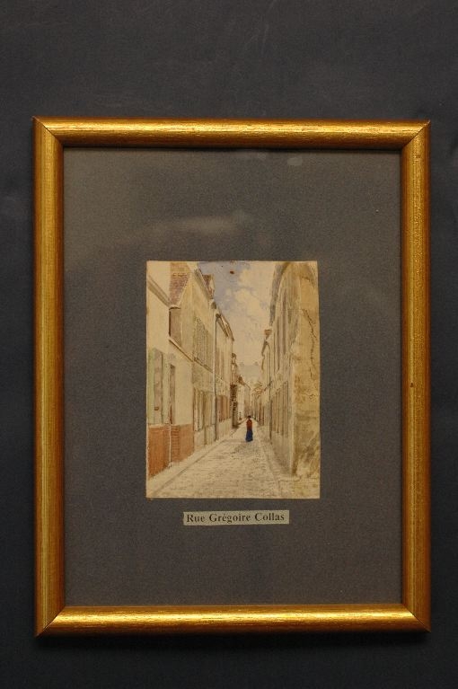 Rue Grégoire Collas, anciennement rue Naveau (vue vers la Grande Rue), Louis Boucher