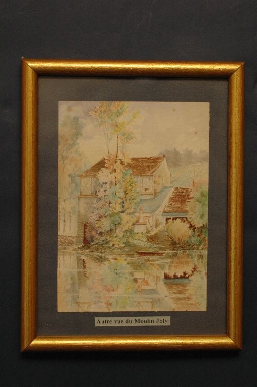 Ile Marante près d’Argenteuil, autre vue du Moulin Joly, Louis Boucher, 1er quart 20e siècle