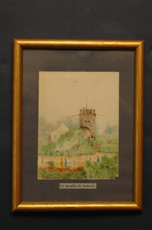 Le moulin de Sannois, Louis Boucher, 19e siècle