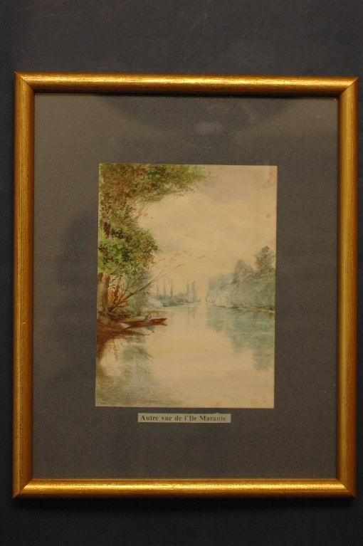 L’île Marante (autre vue), Louis Boucher, 19e siècle