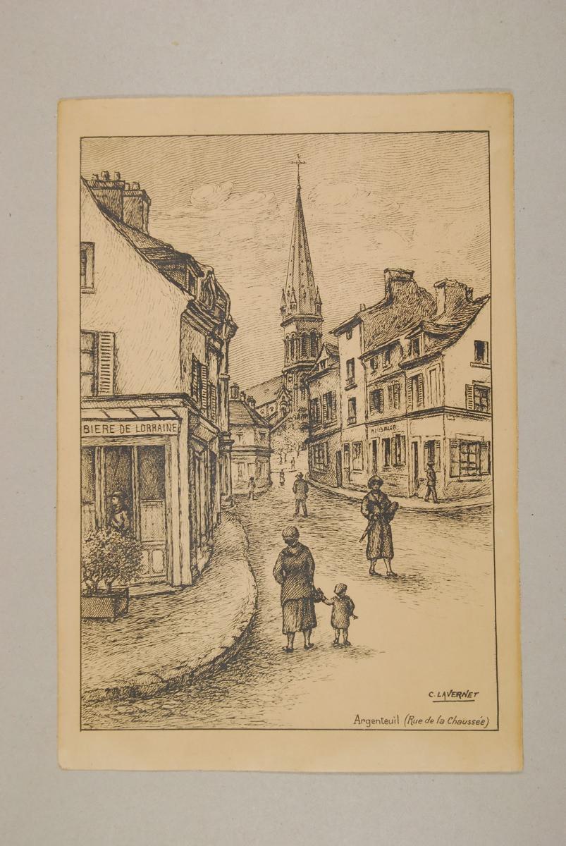 Rue de la Chaussée, Camille Lavernet, 1925 vers