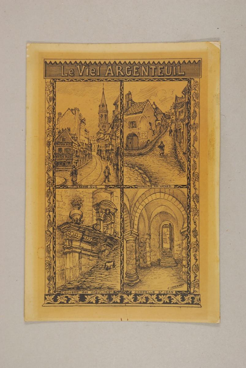 Le Vieil Argenteuil, Camille Lavernet, 1925 vers