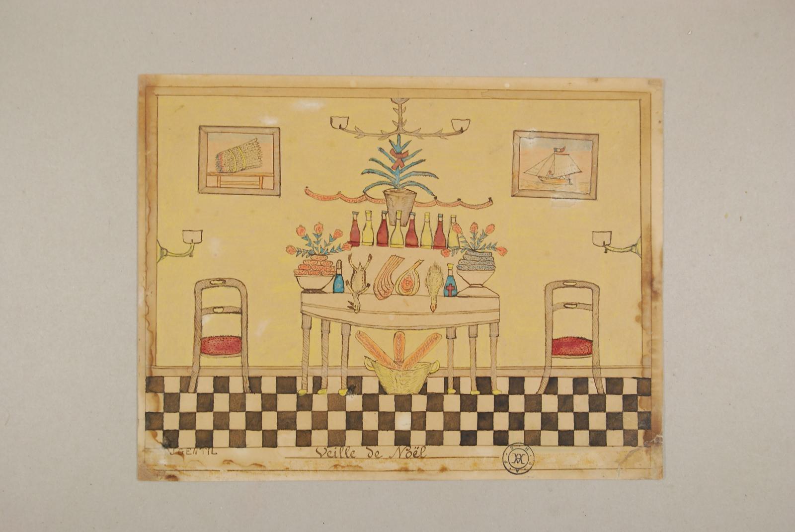 Veille de Noël, Jules Gentil, 1929 avant