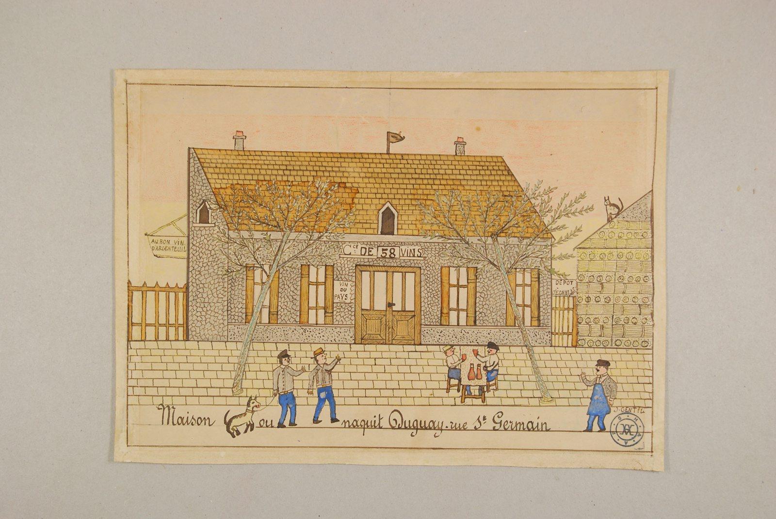 Maison natale de Duguay, Jules Gentil, 1929 avant