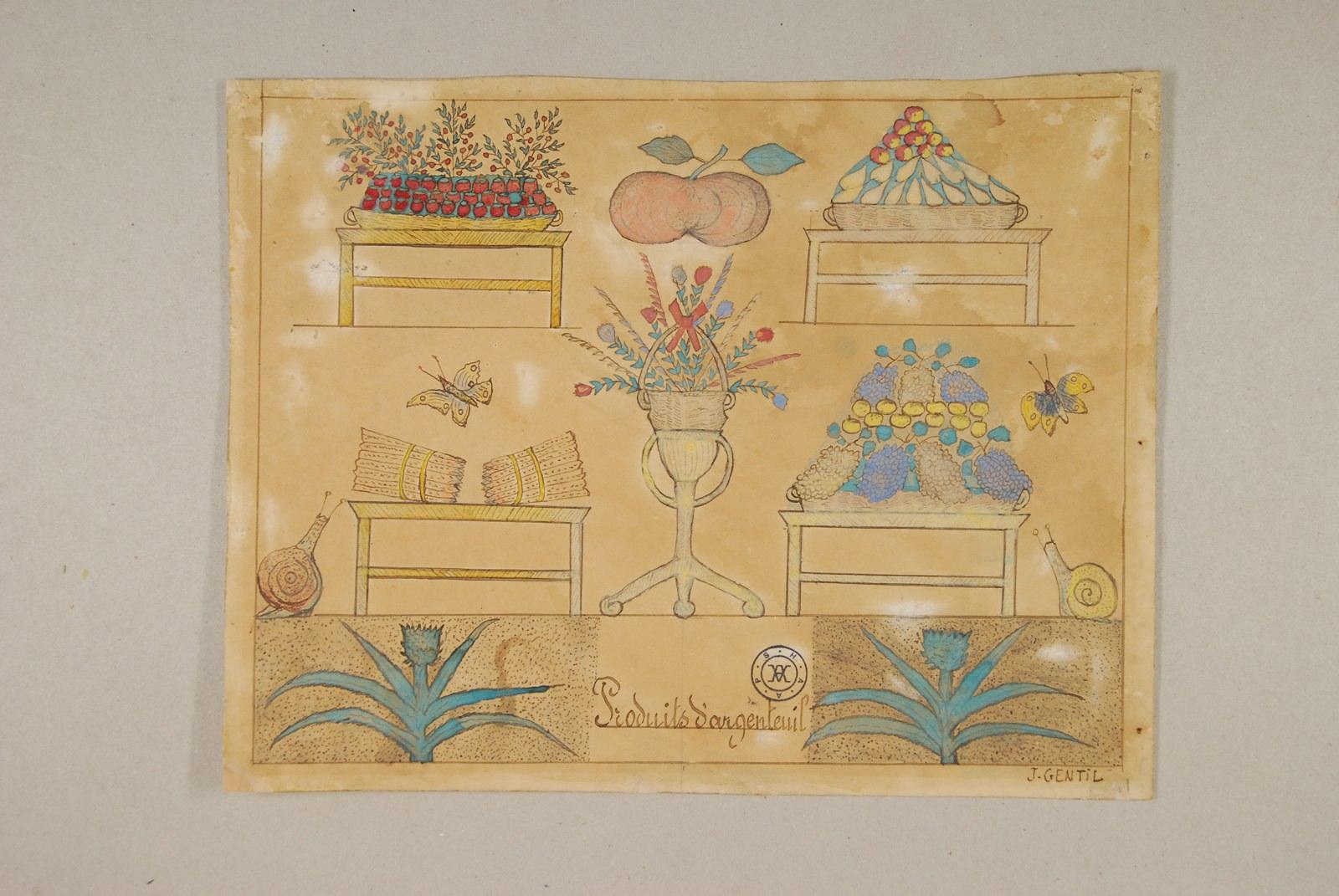 Produits d'Argenteuil, Jules Gentil, 1929 avant