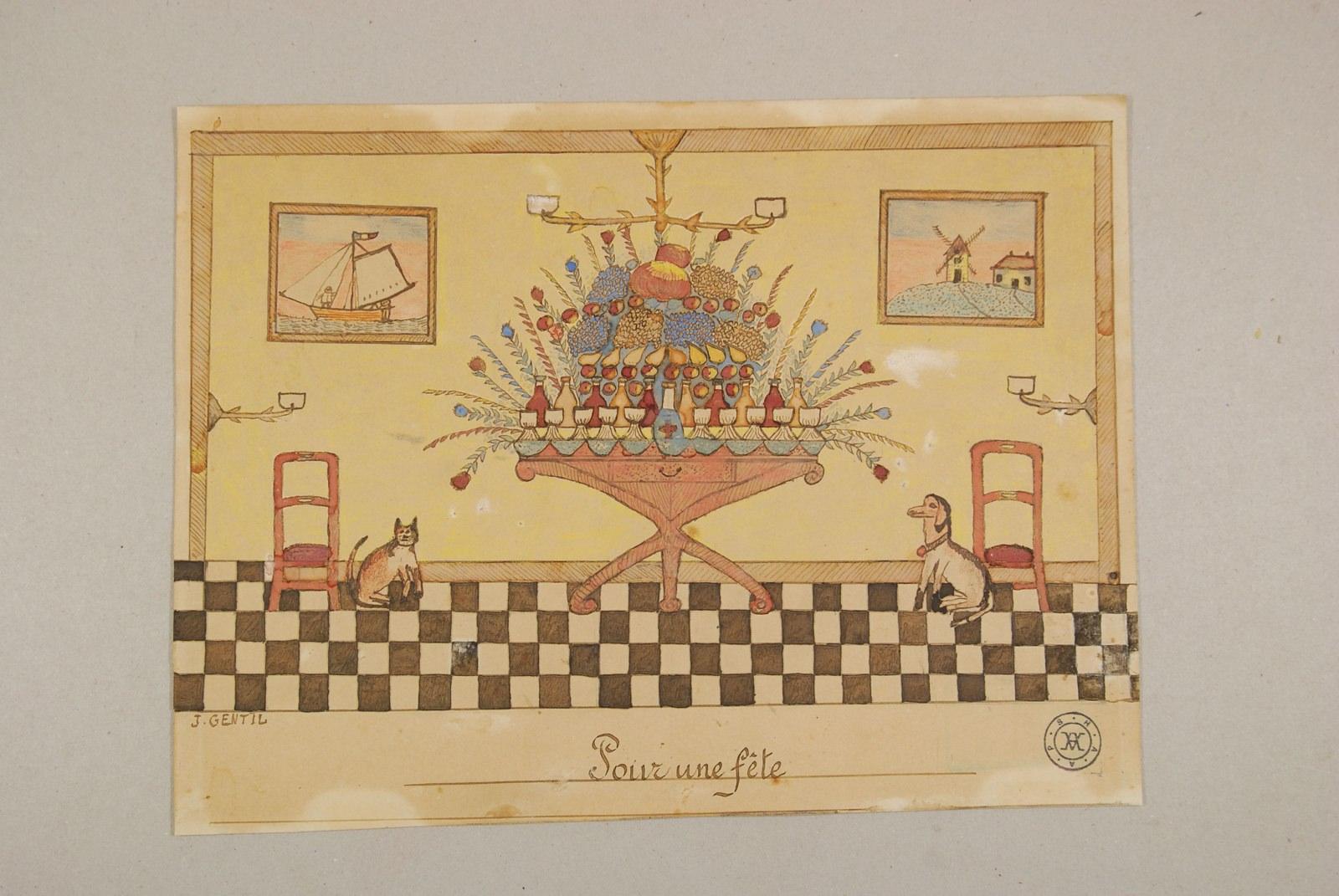 Pour une fête, Jules Gentil, 1929 avant