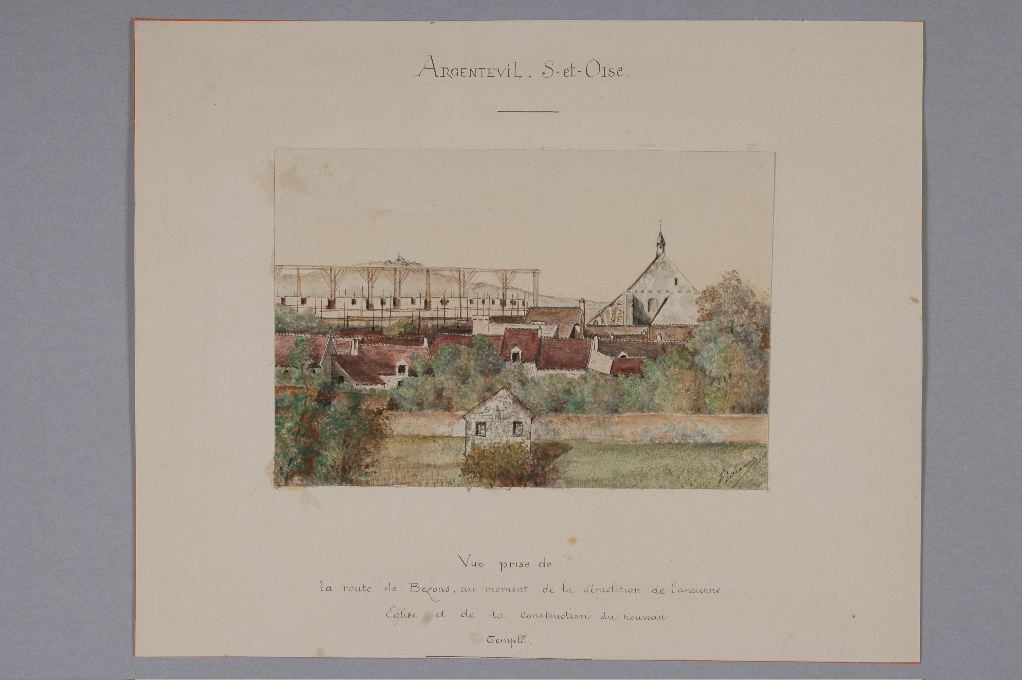 Vue d’Argenteuil prise depuis Bezons_0