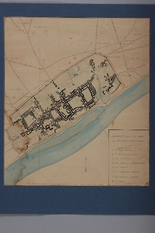 Plan d’Argenteuil, Louis Boucher, 1889