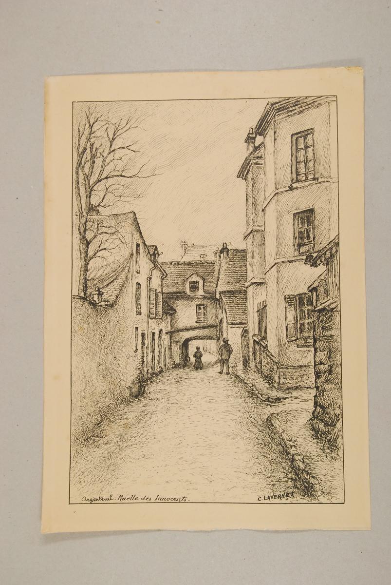 Ruelle des Innocents à Argenteuil, Camille Lavernet, 1925 vers
