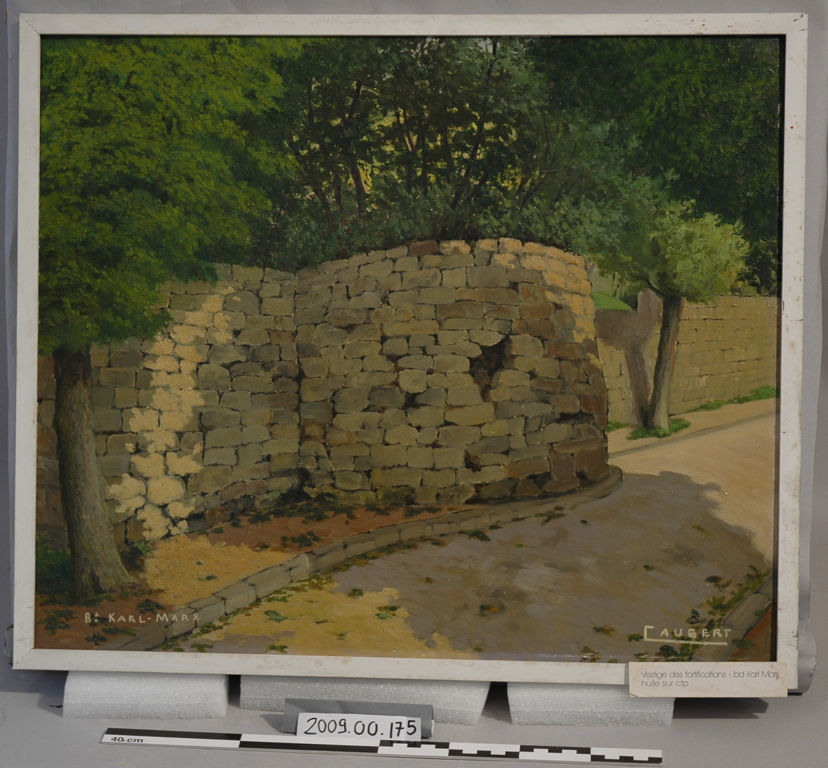 Vestige des fortifications du boulevard Karl Marx à Argenteuil, Marcel Caubert, 20e siècle