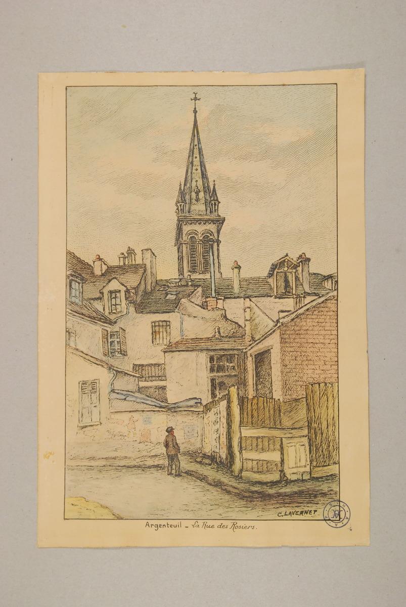 Argenteuil - La rue des Rosiers, Camille Lavernet, 1930 vers