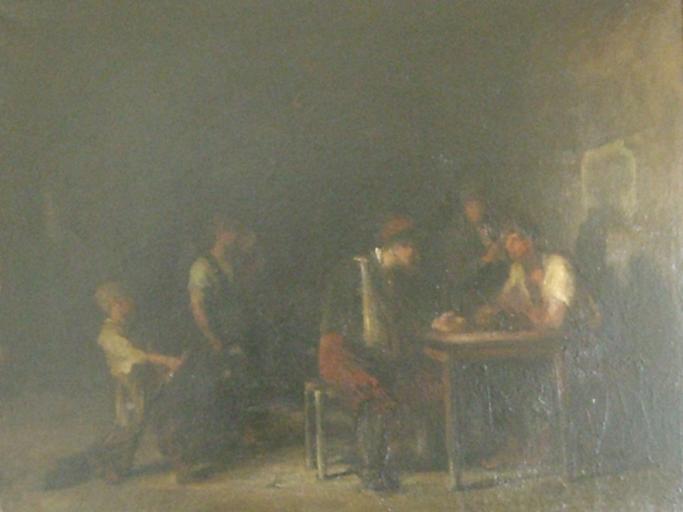 Intérieur d'auberge (titre factice), Auguste Marie Boulard, 19e siècle