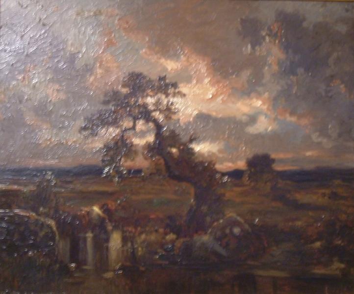 Soleil couchant après l'orage_0