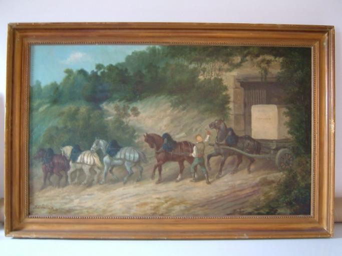 Carrières aux environs de L'Isle Adam, Charles de Luna, 19e siècle
