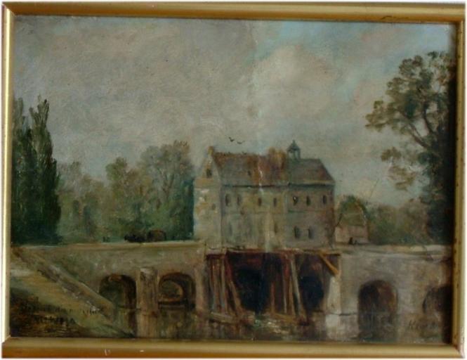 Le pont du Moulin (vers 1730)_0