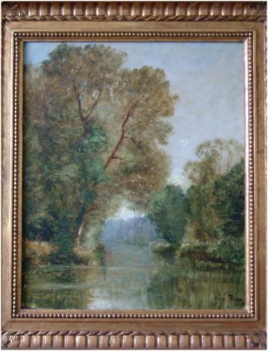 Bords de l'Oise, L'Isle Adam vue de Parmain_0