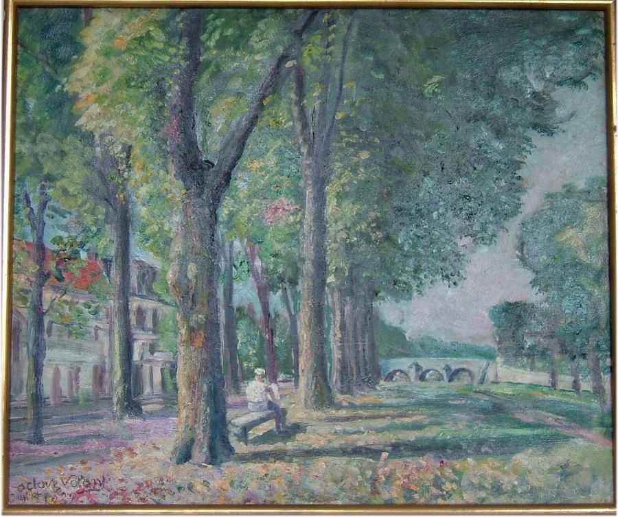 Place du Pâtis (Bain de soleil) juillet 1939, Octave Volant, 1939