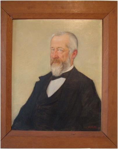 Portrait de Aimable Dupont (1824 ; 1908), Adolphe Léon Willette, 1892