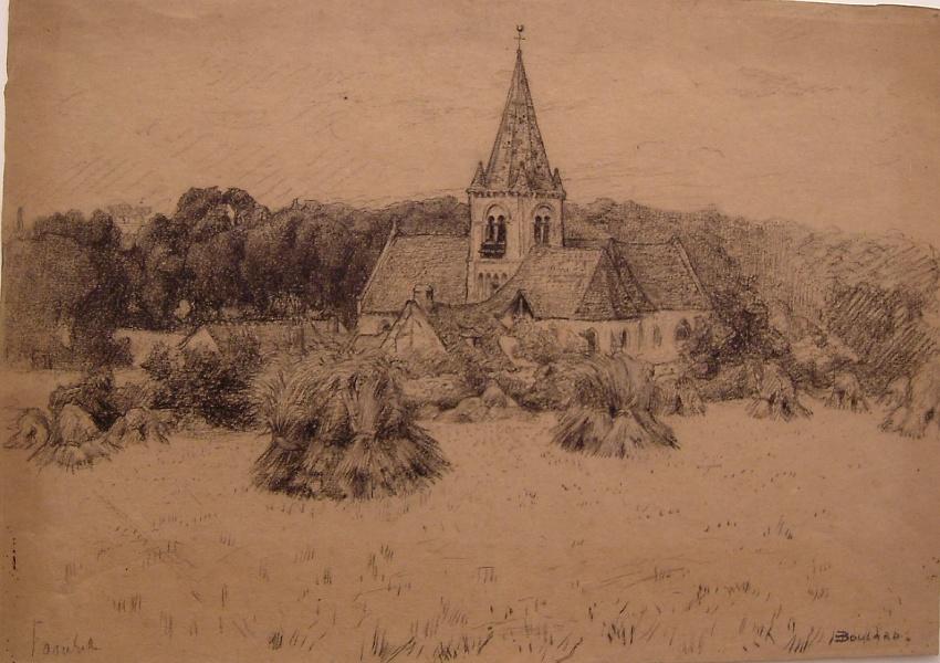L'église de Frouville, Emile Boulard, 4e quart 19e siècle, 1ère moitié 20e siècle