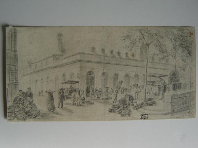 Marché de la Vallée, Alphonse Louis Pierre Trimolet, 1855
