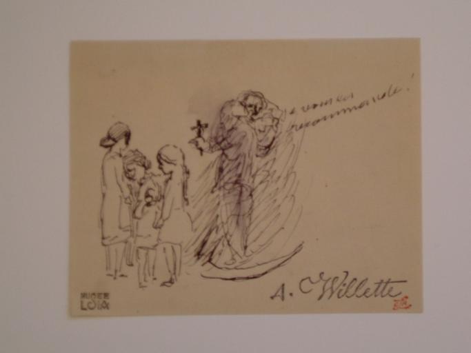 'Je vous les recommande', Adolphe Léon Willette, 4e quart 19e siècle, 1er quart 20e siècle