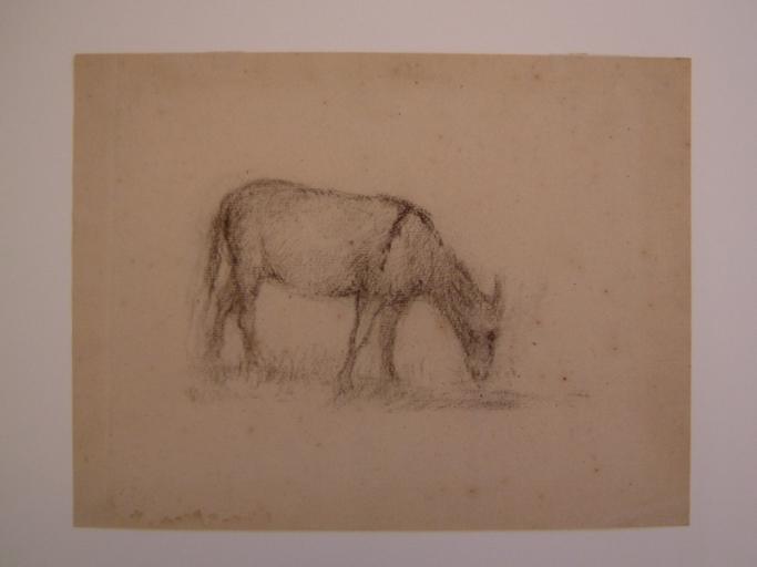 Etude âne (titre factice), Jules Dupre, 19e siècle