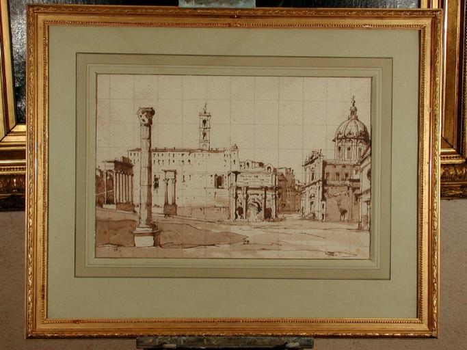 Rome, le Campo Vaccino, Jules-Romain Joyant, 19e siècle
