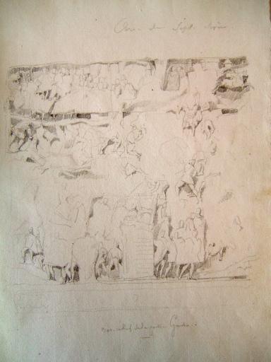 Rome, arc de Septime Sévère, détails des reliefs sculptés_0