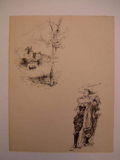 Cyrano de Bergerac et paysage (titre factice)_0