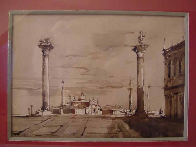 Venise, la Piazzetta, Jules-Romain Joyant, 19e siècle