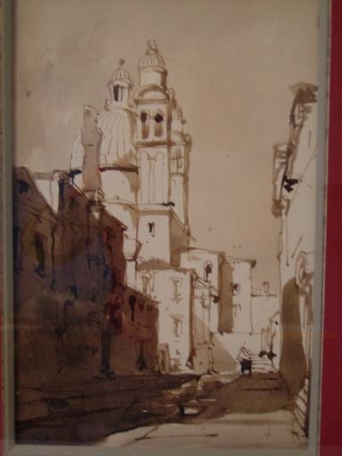 Eglise de la Salute vue du Petit Canal à Venise c. 1848_0