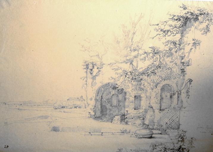 Rome, la Fontaine Egérie, Jules-Romain Joyant, 19e siècle
