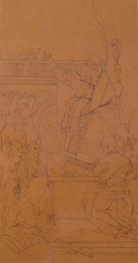 St Patrick, Evêque d'Irlande, prêchant et guérissant un infirme (d'après Tiepolo)_0