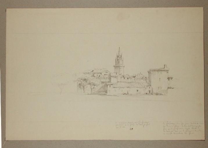 Avignon les fortifications, la tour de l'Horloge_0