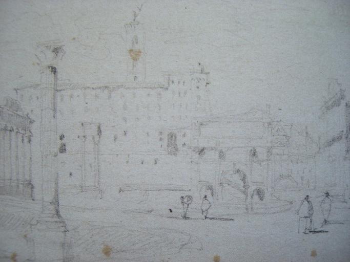 Rome, le Campo Vaccino, Jules-Romain Joyant, 19e siècle