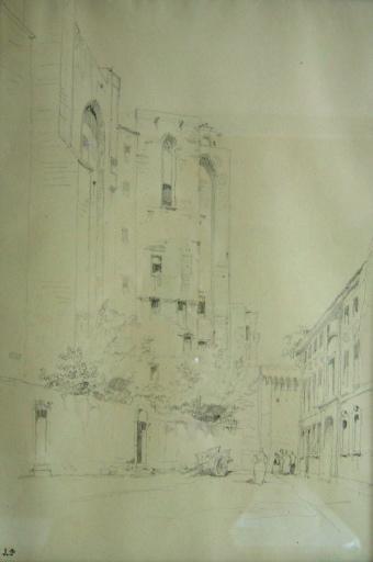 Avignon, palais des Papes (c. 1845)_0