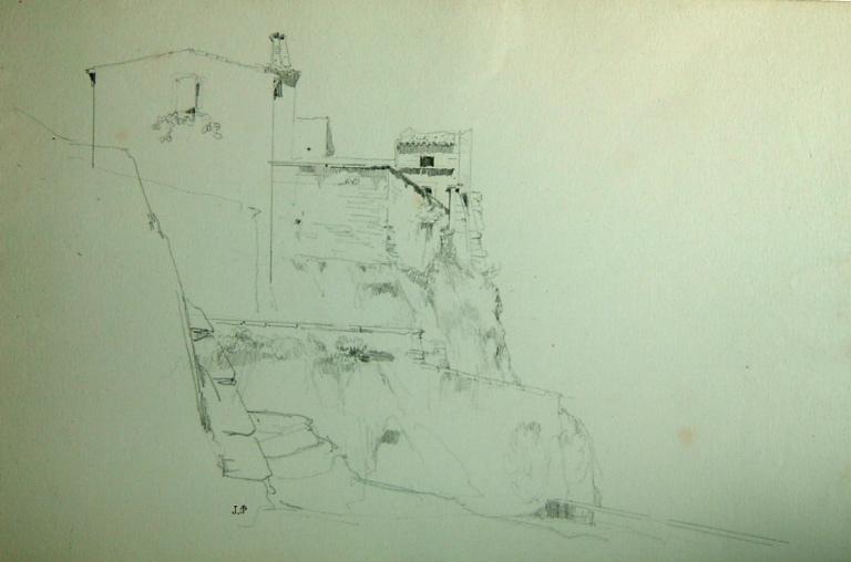 Village en montagne, Jules-Romain Joyant, 19e siècle