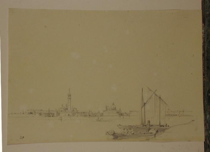 Venise, bassin de St Marc, Jules-Romain Joyant, 19e siècle